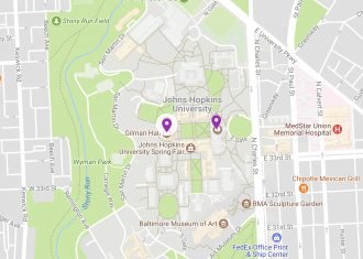 Map to Hutzler Reading Room