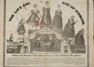 The Life and Age of Woman broadside cover