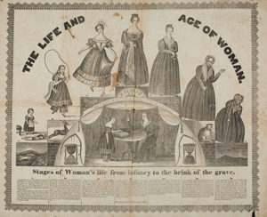 The Life and Age of Woman broadside cover
