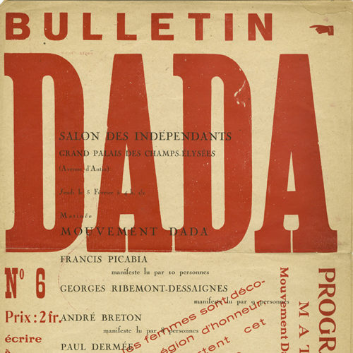 Cover of book titled Bulletin Dada