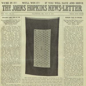 Cover page of the News-Letter from May 20, 1918