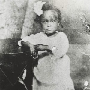 Photograph of Billie Holiday at 2 years old