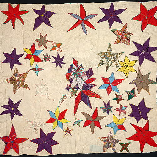 Detail of quilt by Elisabeth Talford Scott
