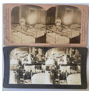 old photographs showing nurses