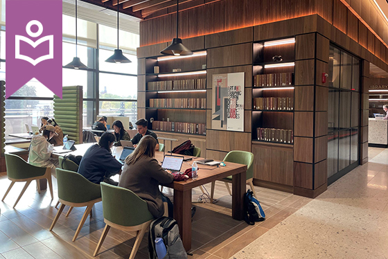 Frary library has study space