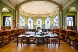 seating area in hutzler reading room
