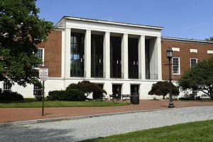 exterior view of the library