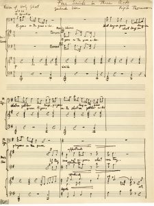 music score