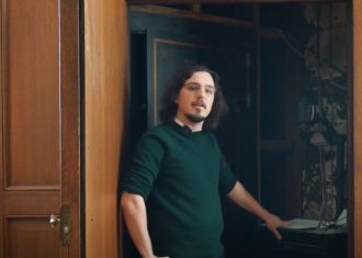 man standing in a room