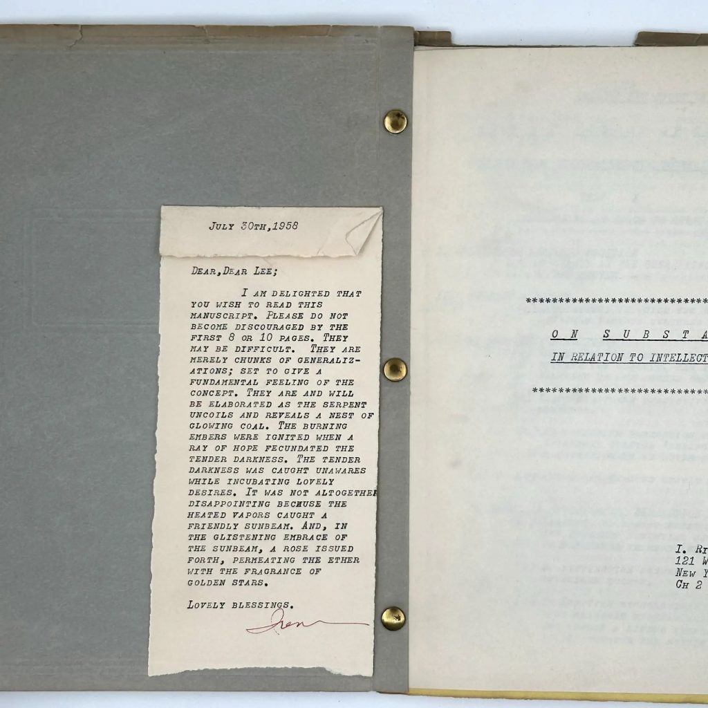 A page from a collection of poems