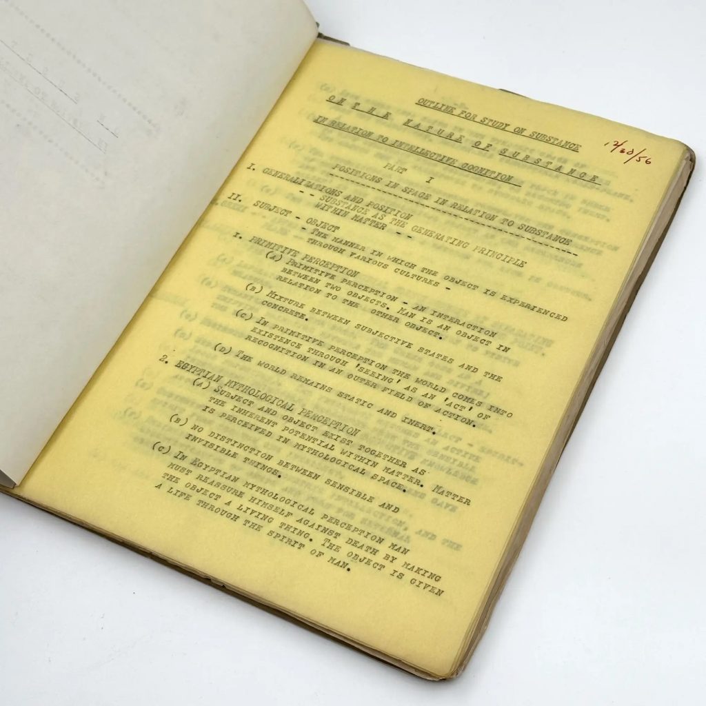 A page from a collection of poems