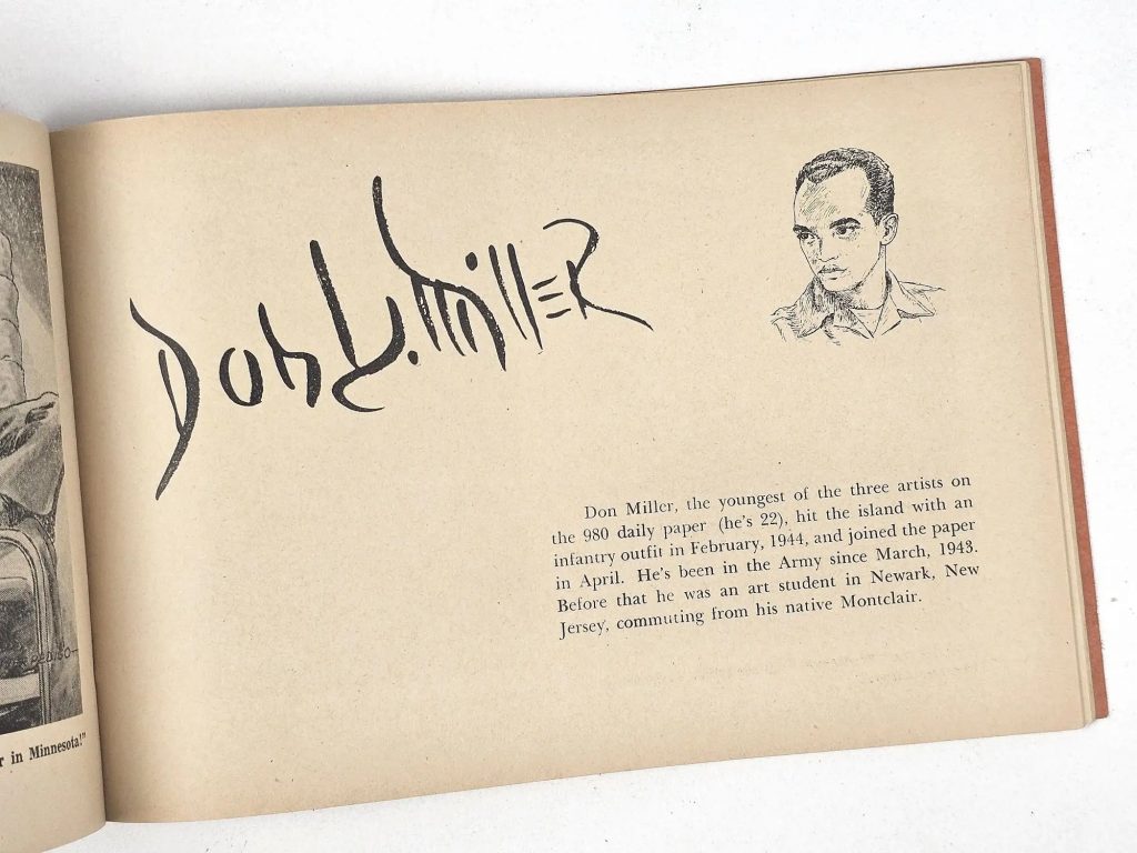A page from a book of cartoons