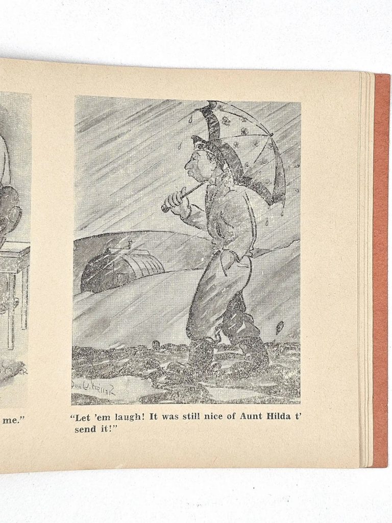 A page from a book of cartoons