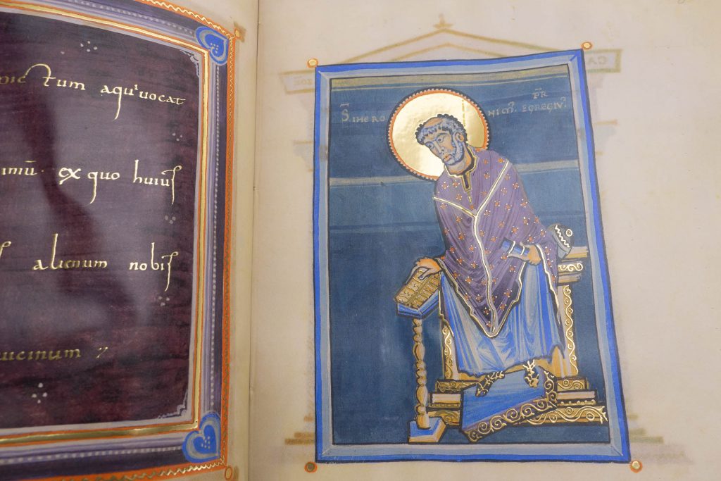 Pages from a colorful codex.