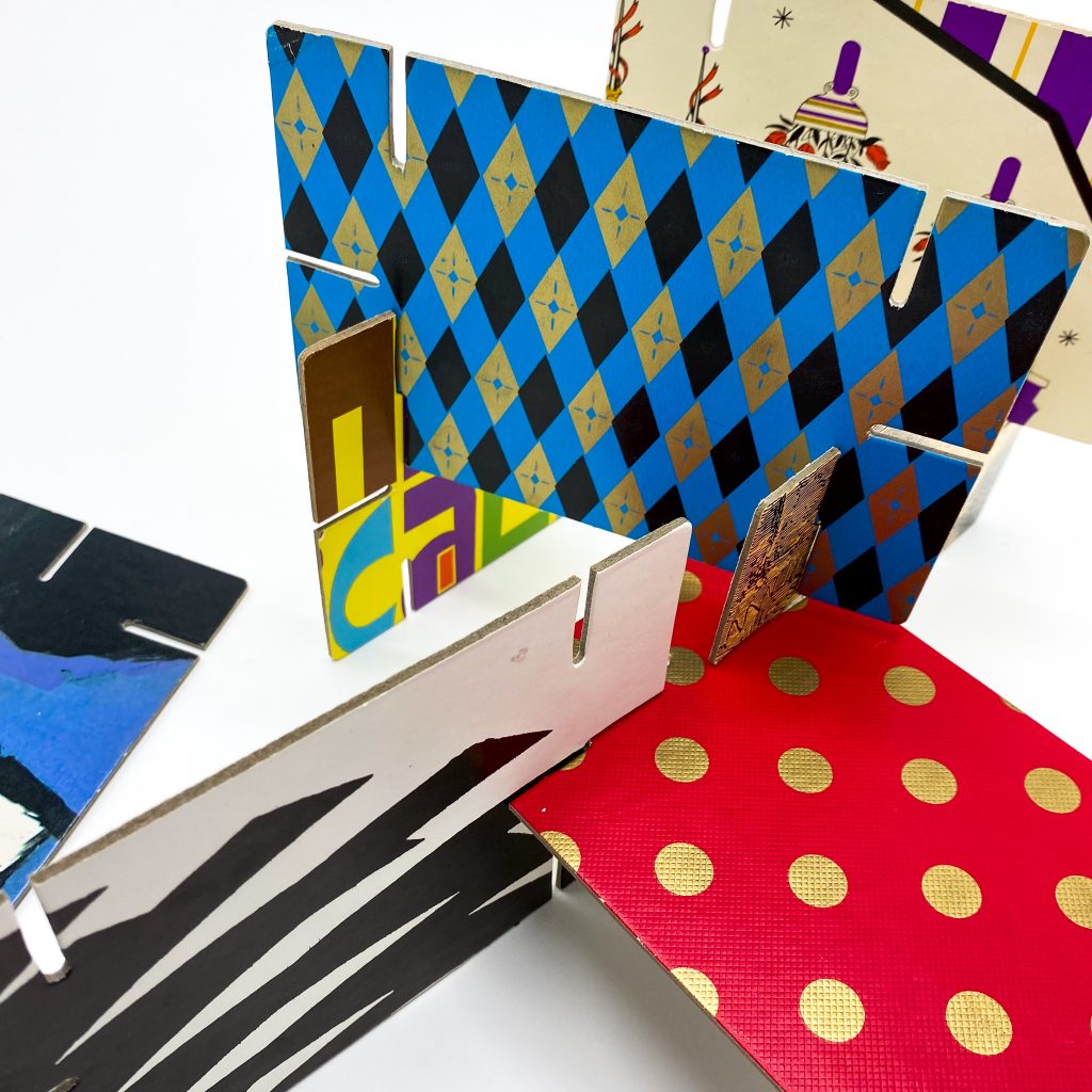 Colorful board game.