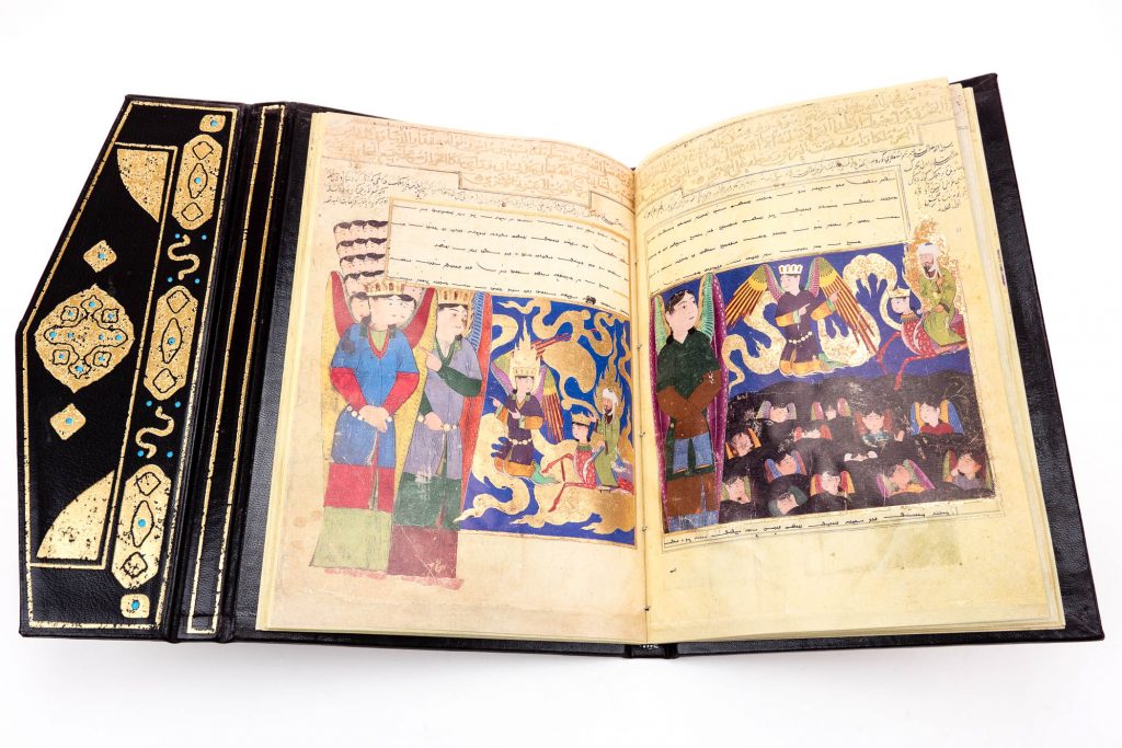 Colorful manuscript.