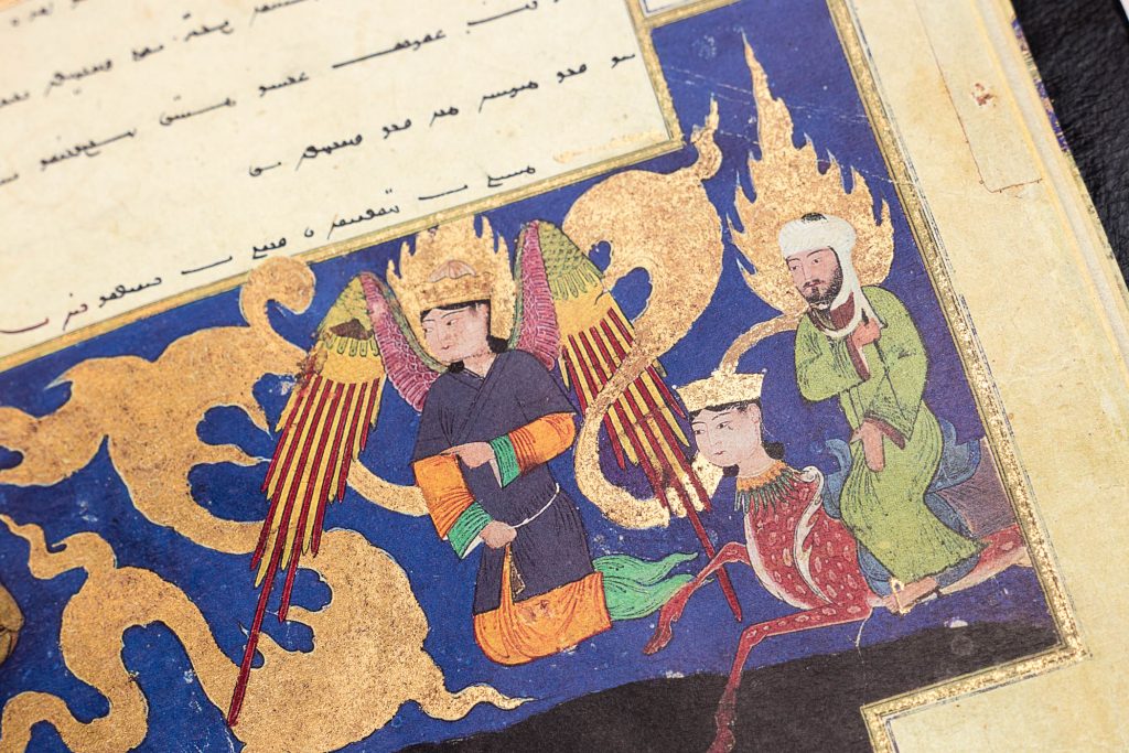 Colorful manuscript.