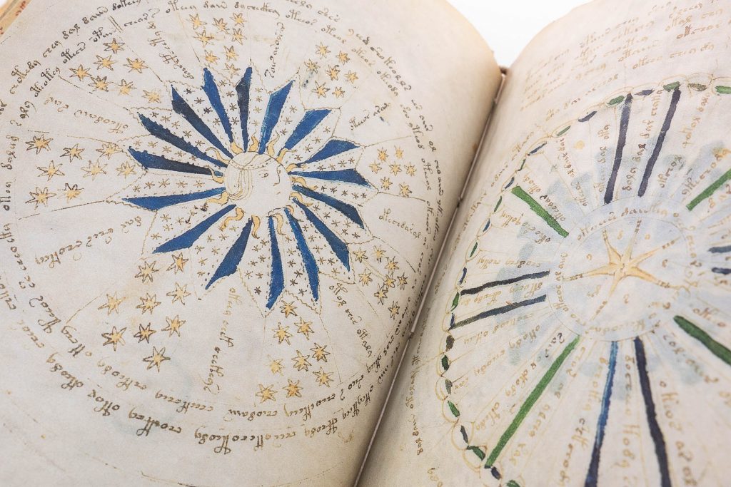 Manuscript with an unknown language.