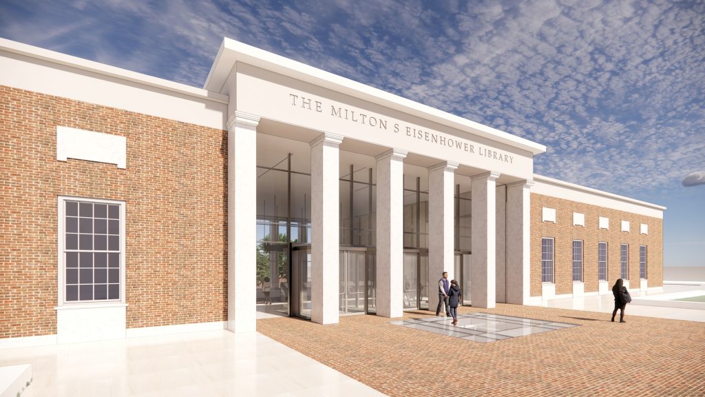 architectural rendering of building facade